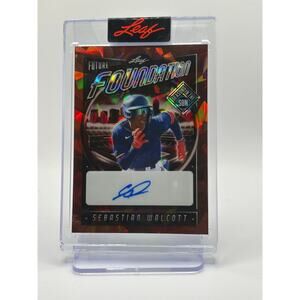 2025 Leaf Seasons In The Sun Sebastian Walcott Future Foundation Auto 32/35 SP